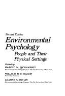 Front cover of Environmental psychology by Proshansky, Harold M.
