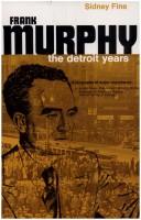 Cover of Frank Murphy by Sidney Fine