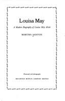 Front cover of Louisa May by Martha Saxton