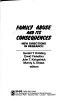 Front cover of Family abuse and its consequences by Gerald T. Hotaling