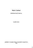 Cover of Marie Cardinal by Lucille Cairns