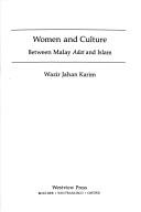 Front cover of Women and culture by Wazir-Jahan Begum Karim.