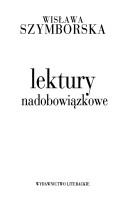 Front cover of Lektury nadobowiązkowe by Wisława Szymborska