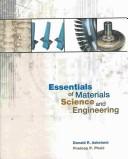 Front cover of Essentials of materials science and engineering by Donald R. Askeland