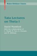 Cover of Tata lectures on theta by David Mumford