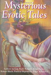 Front cover of Mysterious Erotic Tales by Ruth Rendell