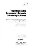 Cover of Strengthening the Government-University Partnership in Science by National Research Council (US)