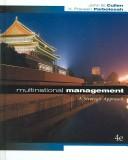 Cover of Multinational management by Cullen, John B.