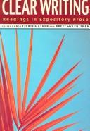 Cover of Clear Writing by Unknown