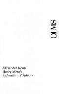 Front cover of Henry More's refutation of Spinoza by More, Henry