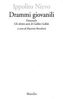 Cover of Drammi giovanili by Ippolito Nievo