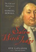 Cover of Salem witch judge by Eve LaPlante