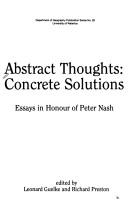 Cover of Abstract thoughts, concrete solutions by Leonard Guelke