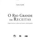 Front cover of O Rio Grande em receitas by Carlos Castillo