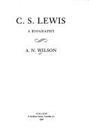 Cover of C. S. Lewis by A. N. Wilson