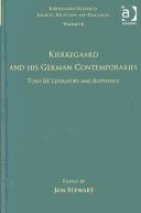 Front cover of Kierkegaard and his German contemporaries by Jon Bartley Stewart