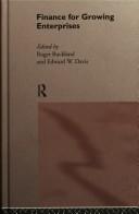 Cover of Finance for growing enterprises by Roger Buckland