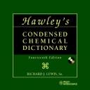 Cover of Hawley's Condensed Chemical Dictionary Fourteeth Edition Network CD 6-10 Users by Lewis, Richard J. Sr.