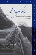 Cover of Psyche by Jacques Derrida