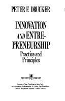Front cover of Innovation and Entrepreneurship by Peter F. Drucker
