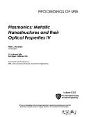 Cover of Plasmonics by Mark I. Stockman