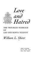 Front cover of Love and hatred by William L. Shirer