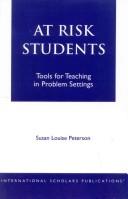 Front cover of At - Risk Students by Susan Louise Peterson