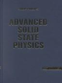 Cover of Advanced solid state physics by Philip Phillips