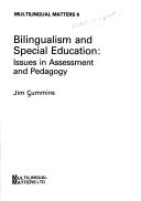 Front cover of Bilingualism and special education by Cummins, Jim