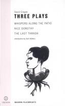 Cover of Three plays by David Cregan