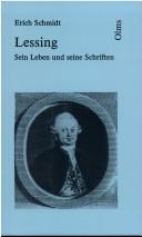 Cover of Lessing by Schmidt, Erich