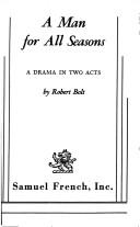 Cover of A Man for All Seasons by Robert Bolt