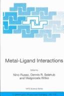 Cover of Metal-ligand interactions by Nino Russo