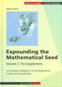Cover of Expounding the mathematical seed by Bhāskara