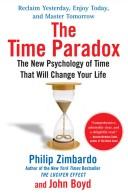 Cover of The time paradox by Philip G. Zimbardo