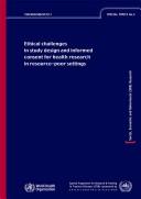 Front cover of Ethical Challenges In Study Design And Informed Consent For Health Research In Resource-Poor Settings (Special Topics) by Patricia A. Marshall