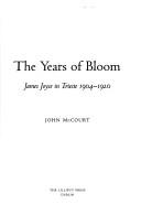 Front cover of The years of Bloom by McCourt, John