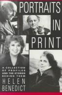 Cover of Portraits in print by Helen Benedict