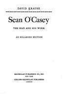 Front cover of Sean O'Casey: the man and his work by David Krause