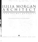 Cover of Julia Morgan, architect by Sara Holmes Boutelle