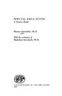 Front cover of Special education by Manny Sternlicht