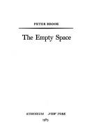 Cover of The empty space by Peter Brook
