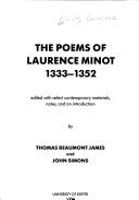 Cover of The poems of Laurence Minot, 1333-1352 by Laurence Minot