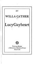 Cover of Lucy Gayheart by Willa Cather