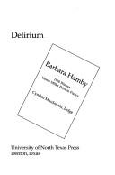 Cover of Delirium by Barbara Hamby