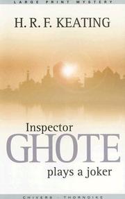 Front cover of Inspector Ghote Plays a Joker (Death) by H. R. F. Keating