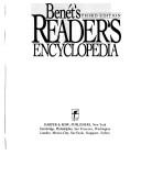Cover of Benét's reader's encyclopedia by William Rose Bene t