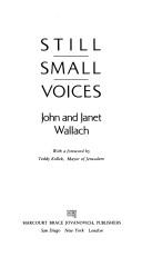 Cover of Still small voices by John Wallach