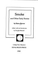 Front cover of Smoke, and other early stories by Djuna Barnes
