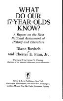 Front cover of What Do Our 17-Year-Olds Know by Chester E., Jr. Finn